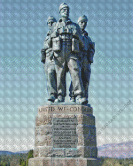 Commando Memorial Monument Diamond Painting