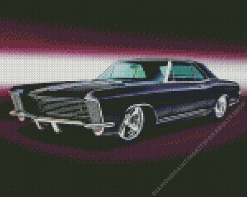 Dark Purple Buick Riviera Diamond Painting