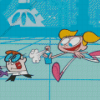 Dee Dee Dexters Laboratory Diamond Painting