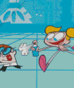 Dee Dee Dexters Laboratory Diamond Painting