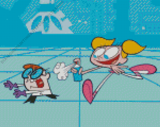 Dee Dee Dexters Laboratory Diamond Painting