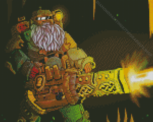 Deep Rock Galactic Character Art Diamond Painting