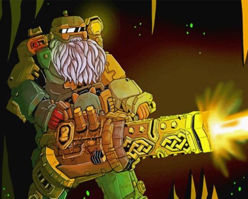 Deep Rock Galactic Character Art Diamond Painting