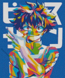 Deku Pop Art Diamond Painting