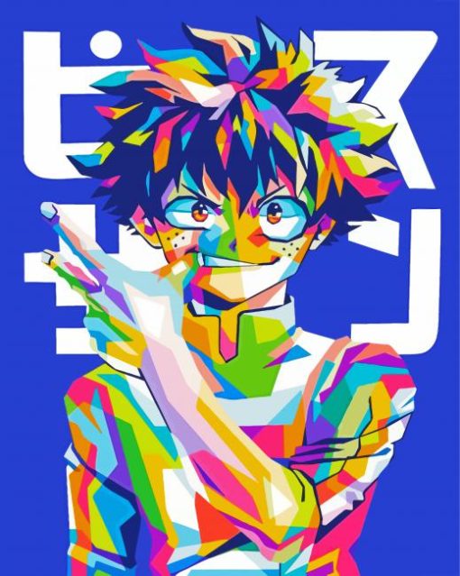 Deku Pop Art Diamond Painting