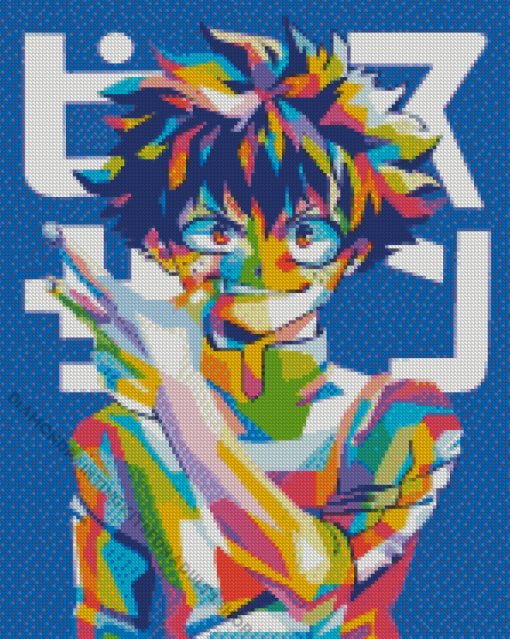 Deku Pop Art Diamond Painting