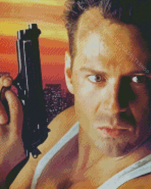 Die Hard Character Diamond Painting