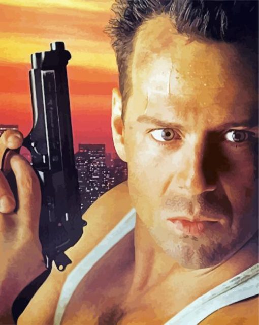 Die Hard Character Diamond Painting