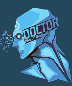 Doctor Manhattan Illustration Diamond Painting