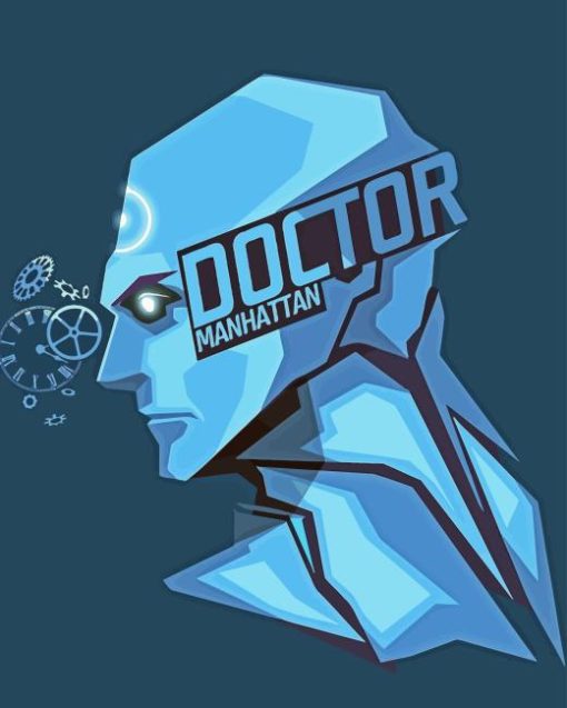 Doctor Manhattan Illustration Diamond Painting