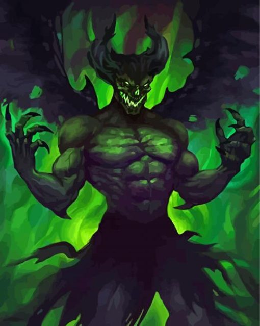 Dungeons And Dragond Demon Lord Diamond Painting