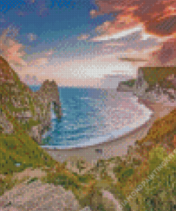 Durdle Door Seascape Diamond Painting