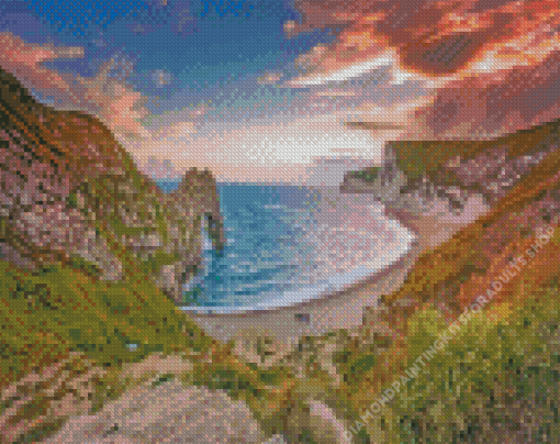 Durdle Door Seascape Diamond Painting