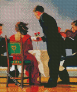 Elegy For a Dead Admiral by Jack Vettriano Diamond Painting