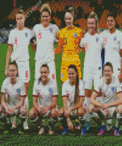 England Womens National Football Team Diamond Painting