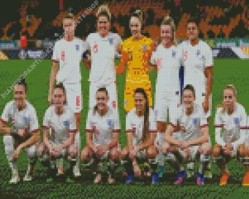 England Womens National Football Team Diamond Painting