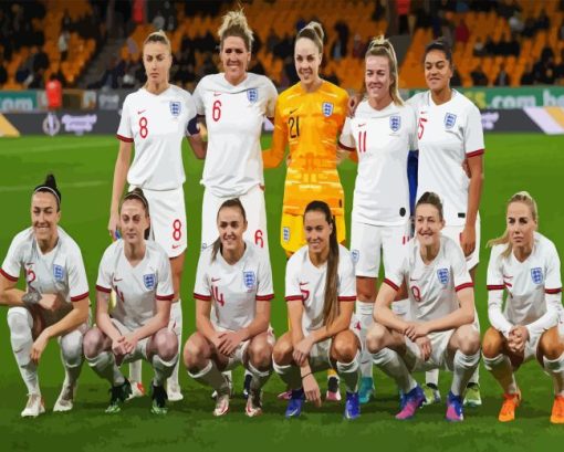 England Womens National Football Team Diamond Painting