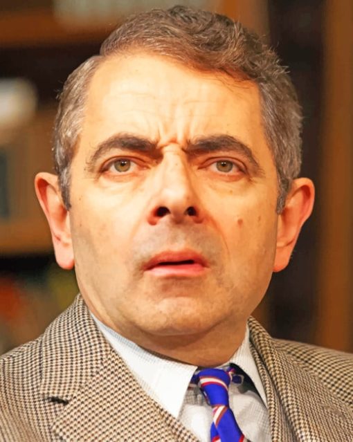 English Actor Rowan Atkinson Diamond Painting