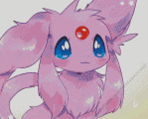 Espeon Art Diamond Painting