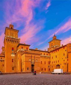 Este Castle Ferrara Diamond Painting