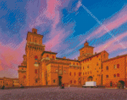 Este Castle Ferrara Diamond Painting