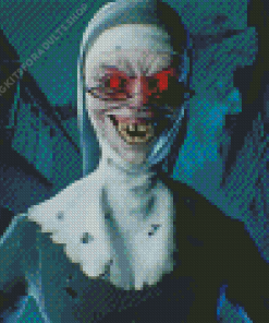 Evil Nun Game Diamond Painting