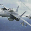 Fa 18 Hornet Fighters Diamond Painting