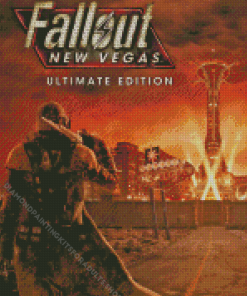 Fallout New Vegas Game Poster Diamond Painting