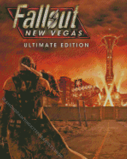 Fallout New Vegas Game Poster Diamond Painting