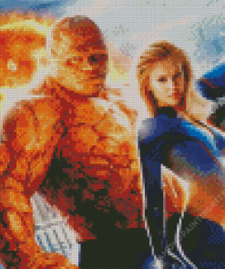 Fantastic Four Diamond Painting