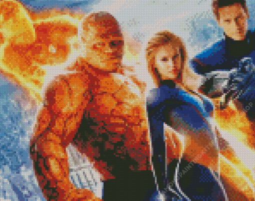 Fantastic Four Diamond Painting