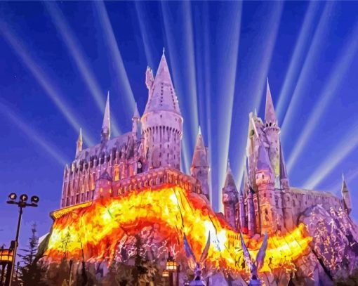 Fantasy Harry Potter Hogwarts Castle Diamond Painting