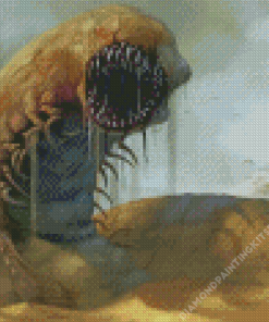 Fantasy Sandworm Diamond Painting