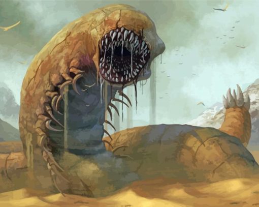 Fantasy Sandworm Diamond Painting