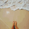 Feet in The Sea Diamond Painting