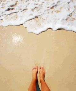 Feet in The Sea Diamond Painting