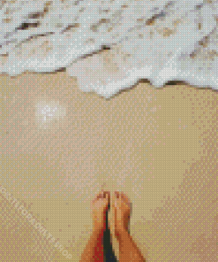 Feet in The Sea Diamond Painting