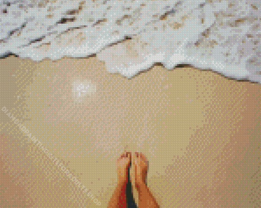 Feet in The Sea Diamond Painting