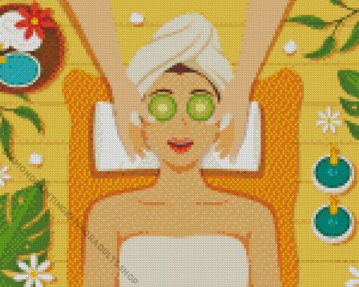 Female Esthetician Art Diamond Painting