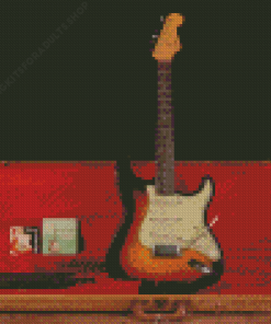 Ezra Fender Stratocaster Diamond Painting