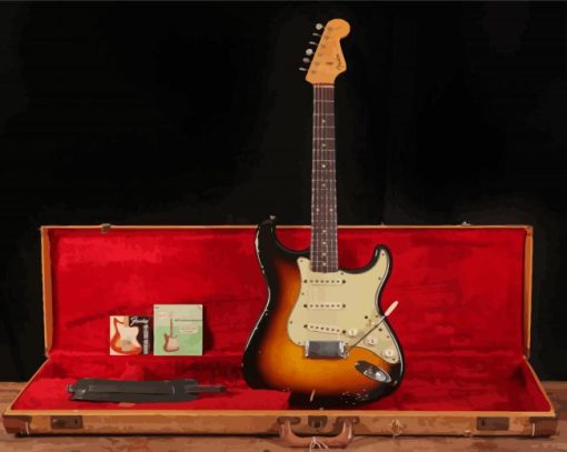 Ezra Fender Stratocaster Diamond Painting