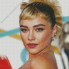 Florence Pugh Actress Diamond Painting