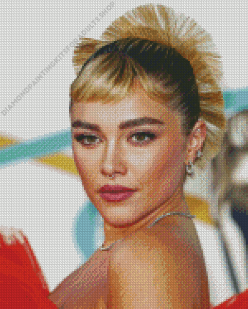 Florence Pugh Actress Diamond Painting