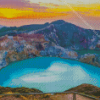 Flores Crater Lakes Diamond Painting