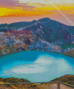 Flores Crater Lakes Diamond Painting