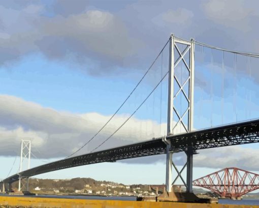 Forth Road Bridge Diamond Painting