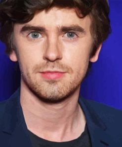 Freddie Highmore Face Diamond Painting