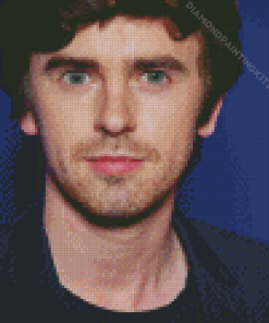 Freddie Highmore Face Diamond Painting