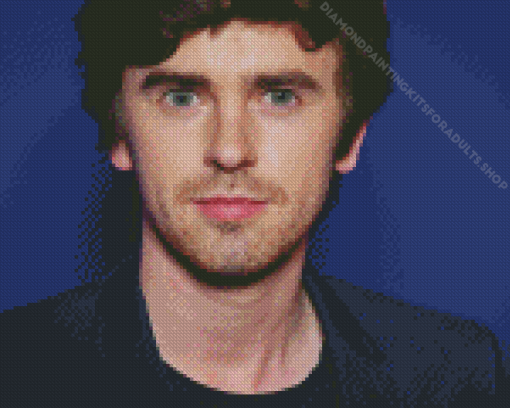 Freddie Highmore Face Diamond Painting