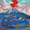 Fuji Mountain WRX Car Diamond Painting